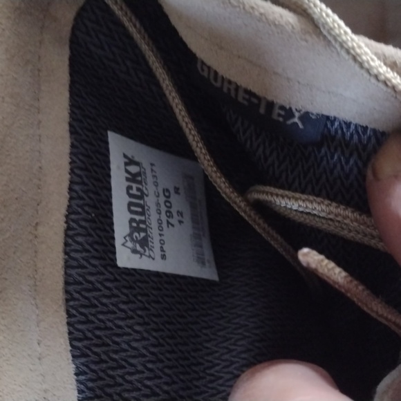 Gore-Tex Men's Military Steel ToeTan Boots NWT size12 - Picture 7 of 7